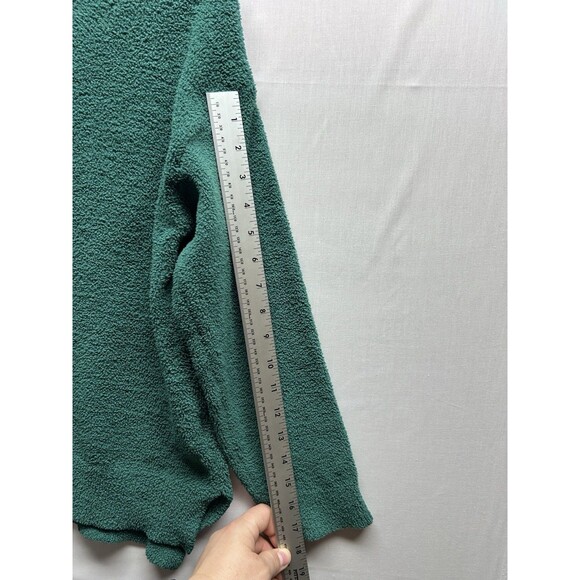 Ekouaer Women’s Small 2 Piece Fuzzy Pajamas Lounge Set Green - Picture 5 of 12